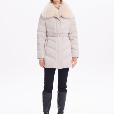 Fox Fur Collar Goose Down Garment