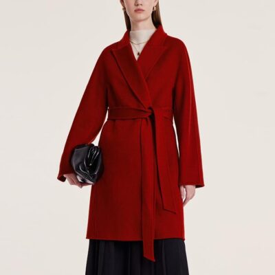 Tencel Wool Double-Faced Women Coat