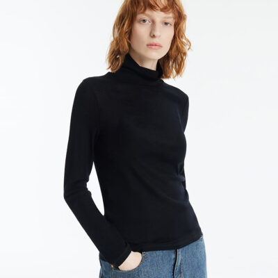 Pure Washable Wool Women Sheath Sweater