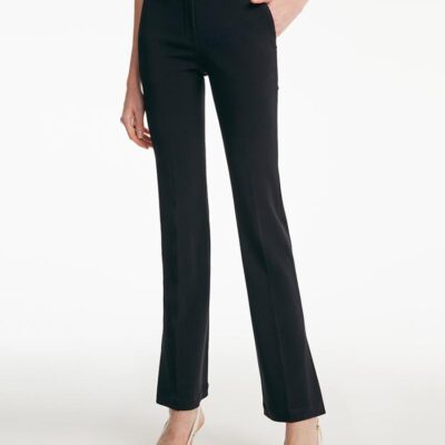 Acetate Stretchy Slight Flared Pants