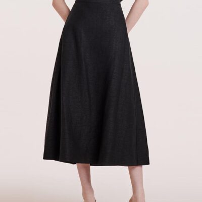 Pre-Order Xiang Yun Silk A-line Waisted Women Skirt