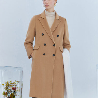 Cashmere Double Face Mid-Length Women Coat