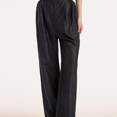 18 Momme Xiang Yun Silk Straight Pants