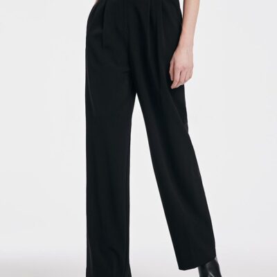 Acetate Straight Full Length Pants