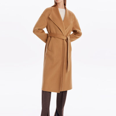 Cashmere Double-Faced Lapel Women Coat