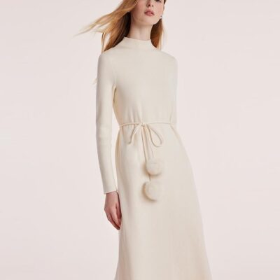 Tencel Wool Dress With Belt