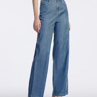 High Waist Straight Jeans