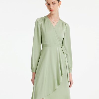 22 Momme Silk Tea-break Midi Dress