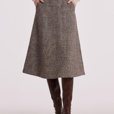 Waisted Washable Woolen Skirt