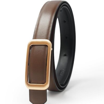 Simple Reversible Leather Belt