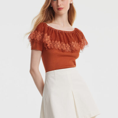 Tencel Mulberry Silk Women  Knit Top