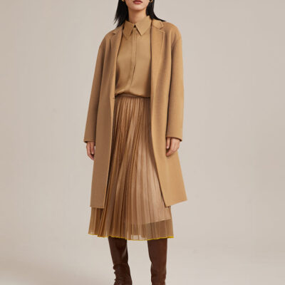 100% Cashmere Double Face Coat