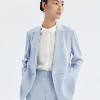 Triacetate Loose Fitting Blazer